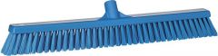 Vikan Hygiene 31943 combiveger blauw, hard/zachte vezels, 610mm /10