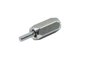 Groba pen/brijbaknippel rvs 3/8" binnendraad