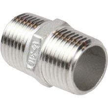 Roestvrij stalen nippel 1/2 inch AG