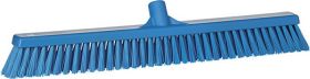 Vikan Hygiene 31943 combiveger blauw, hard/zachte vezels, 610mm /10