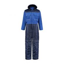 Winteroverall polyester/katoen korbl/navy maat 54